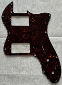Custom For Fender Telecaster '72 Thinline PAF Guitar Pickguard Brown Tortoise - Picture 1 of 4