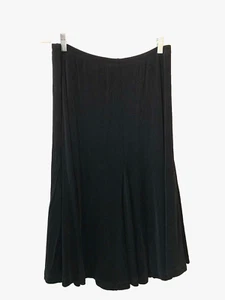 Chico's Travelers 2 Black A-Line Skirt - Picture 1 of 4