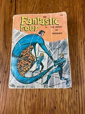 Fantastic Four in the House of Horrors 1968 libro de bolsillo, Whitman Marvel Foto 1 de 4
