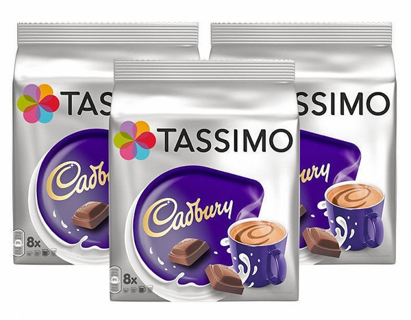 5 x packs tassimo CADBURY HOT CHOCOLATE T DISCS PODS - 40 Large Photo Related