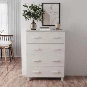 Aparador Cómoda Cajonera Armario Mueble Consola Madera Maciza de Pino vidaXL - Imagen 1 de 44