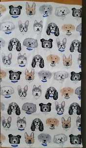 New Deborah Connolly Designs Hand Towel Dogs - Picture 1 of 1