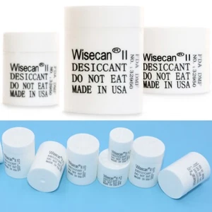 Paquetes de 1 gramo 100 cápsulas desecantes de gel de sílice grado farmacéutico alimentos - Imagen 1 de 10