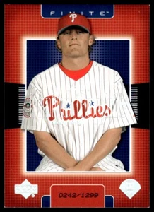 2003 Upper Deck Finite Jeremy Wedel Rookie 0242/1299 Philadelphia Phillies #239 - Picture 1 of 2