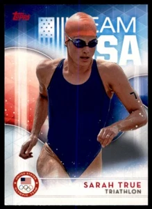 2016 TOPPS US OLYMPIC TEAM SARAH TRUE TRIATHLON #41 - Picture 1 of 2