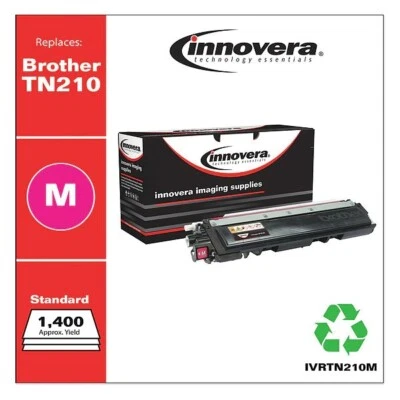 Compatible Brother TN210 Color Laser Toner Magenta by Innovera - New open box - Image 1 of 4
