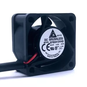 Delta EFB0412VHD 4020 4cm 40mm DC 12V 0.18A 2-pin 1U case axial cooling fans - Picture 1 of 4