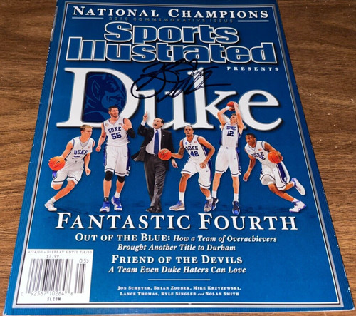 Kyle Singler Signed SI Sports Illustrated Full Magazine Duke Blue ...