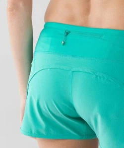 NEU LULULEMON LAUFZEITEN SHORTS 4-WEGE STRETCH 4" INNENNAHT BALI BREEZE GRÖSSE 4 - Bild 1 von 4