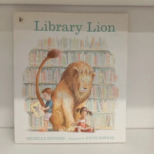 Library Lion by Knudsen, Michelle Paperback Book The Cheap Fast Free Post B52 - Imagen 1 de 4