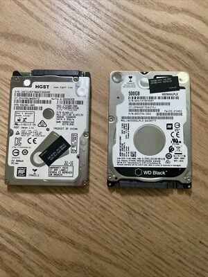 Lot of 2 500GB Parts # 0J48115 & 805754 2.5 in - Image 1 of 3