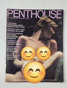 VINTAGE Penthouse, Feb 1976. Miss Martine Le Manuviel PPOM. VG Cond!! - Picture 1 of 8