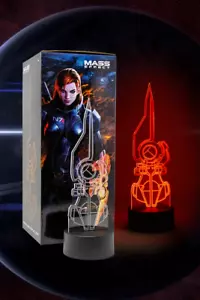 Mass Effect N7 Exclusive Limited Edition Omni Blade LED Acrylic Desk Lamp Light - Picture 1 of 4