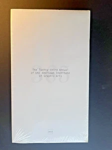 365: AIGA Year in Design 23, SEALED - NEW, 2003, graphic design, art, typography - Picture 1 of 5