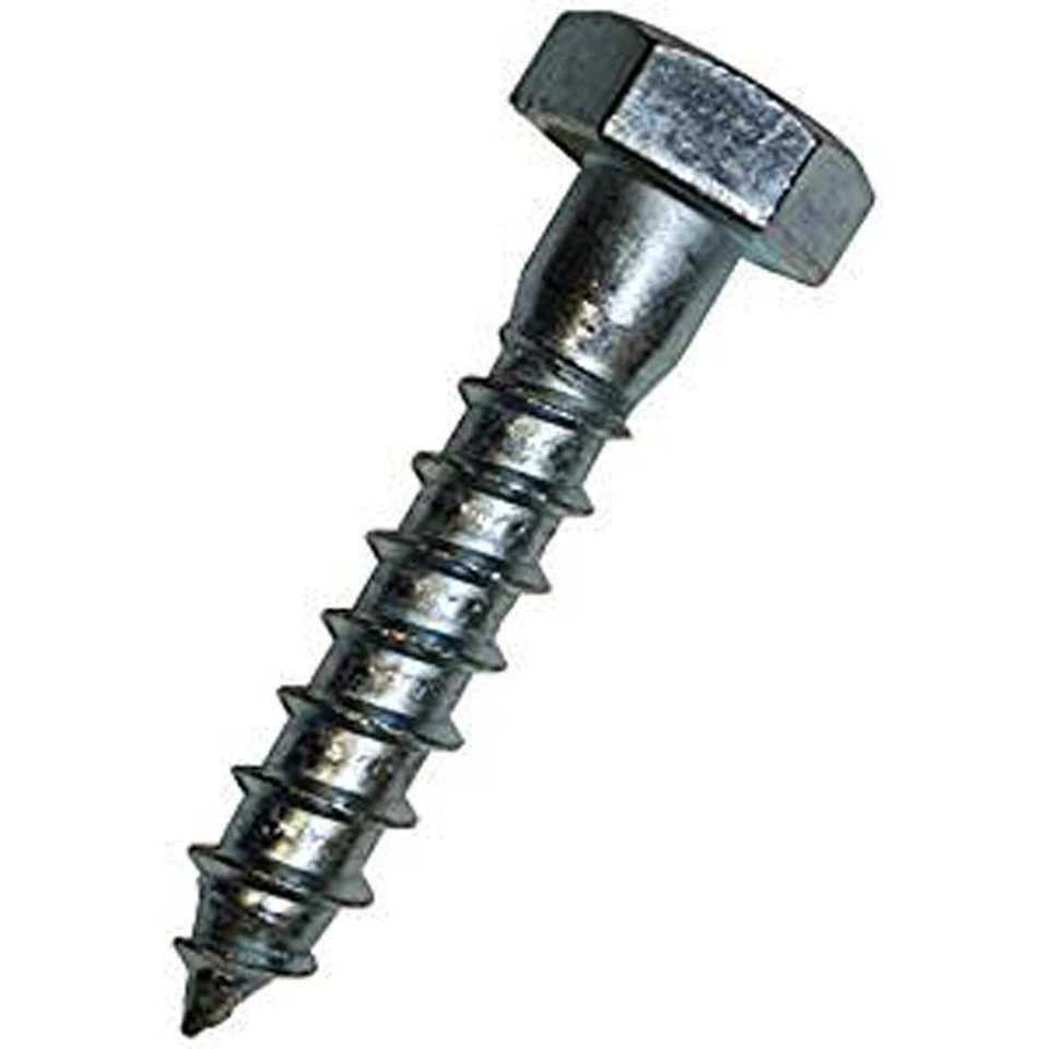 Dresselhaus Viti A Testa Esagonale Per Legno 8x60mm 200 Pz. Zincate DIN 571 - Immagine 1 di 1