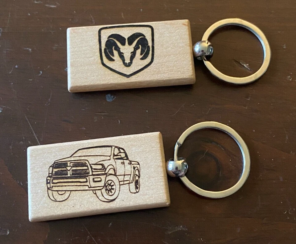 Ram Truck Wooden Key Fob - Image 1 of 4