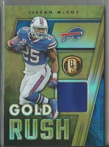 LeSean McCoy 2019 Gold Standard Gold Rush Memorabilia Relic 088/199 - Bild 1 von 2