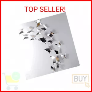 48 Pieces Butterfly Wall Decor DIY Mirror 3D Butterfly Stickers Removable Butter - Picture 1 of 2