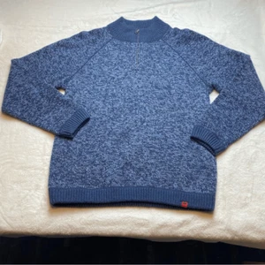 Mountain Khakis Crafted Quarter Zip Sweater Blue Size Large - Bild 1 von 11