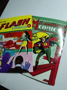 2X DC American 1st Comics Vintage Postcards Rare 1968 - Verify. Ex. Condition - Picture 1 of 7