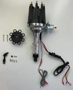 small cap PONTIAC 301 326 350 389 400 421 455 PRO SERIES BLACK HEI Distributor - Picture 1 of 9