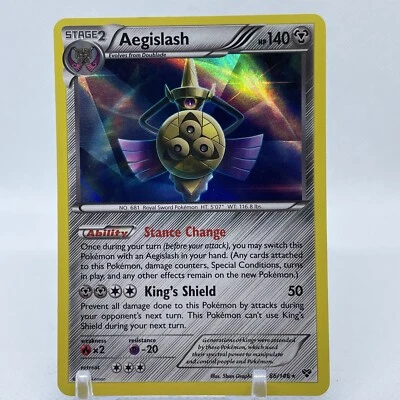 Aegislash 86/146 Holo Rare Promo XY Pokemon - Image 1 of 2