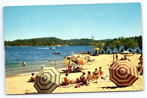 Lake Arrowhead California Rim O' World Lakes Beach View Postcard A276 - Picture 1 of 2