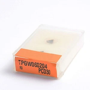 2pcs TPGW060204 PCD30 carbide inserts High hardness diamond turning inserts TPGW - Picture 1 of 3