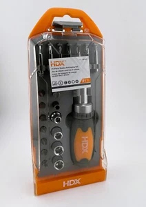 HDX 21-Piece Stubby Ratcheting Precision Screwdriver Set - Picture 1 of 3
