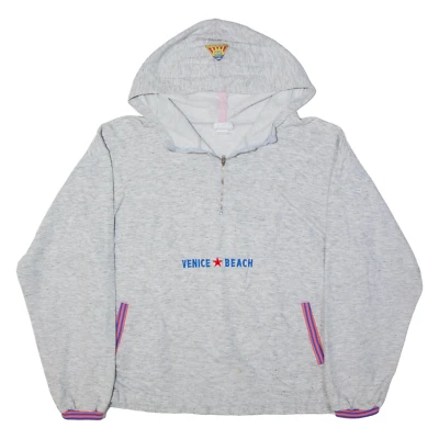 VENICE BEACH Womens Grey Hoodie USA XL - Image 1 of 4