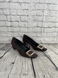 Roger Vivier Women's Patent Leather Block Heels with Low Heels - Picture 1 of 8