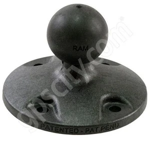 RAM Mounts 2.5" Plastic Diameter Round AMPS Mounting Plate RAP-B-202U - Picture 1 of 2