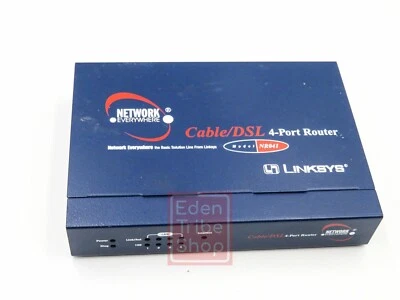 Linksys / Network Everywhere (NR041-WM) Wired Cable/DSL 4-Port Router & Power - Image 1 of 4