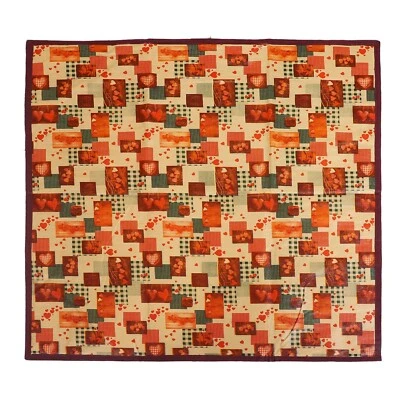 Kuber Industries Heart Design PVC Reversible Food Mat Bed Server-(Red and Cream) - Image 1 of 3