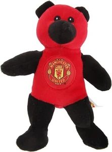 Manchester United Teddy Mini Plush Bear Plush Official License Contrast RedBlack - Picture 1 of 5