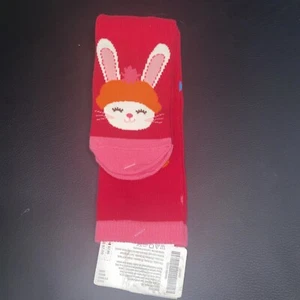NWT Gymboree 8 And Up Knee High Bunny   Socks Shoe Size 1 And Up - Picture 1 of 3