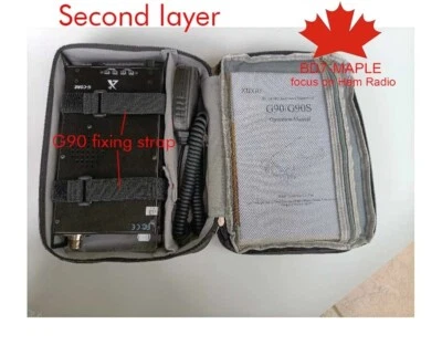 FAYMO double-deck special bag box case for XieGu G90 SDR HF transceiver ham radio