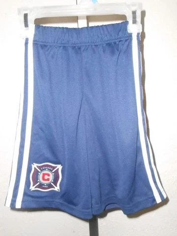 NEW-Mended MLS Chicago Fire Infant Size 18M Months Athletic Shorts Cover