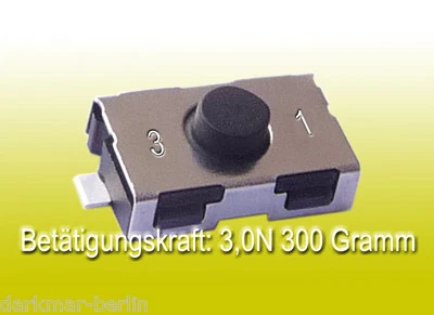 Taster/Mikroschalter 3N, Fernbedienung Funkschlüssel Opel Vectra, Corsa, Meriva