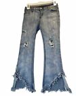 Hayden Girls Distressed Boot Cut Jeans size 13/14