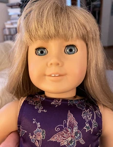 American Girl 18" Doll Vintage Doll Possibly Kirsten Blonde Hair Blue eyes - Picture 1 of 8