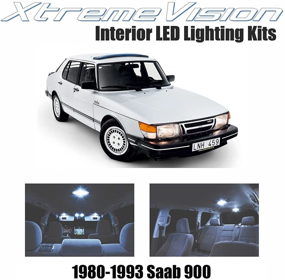 LED interior Xtremevision para Saab 900 1980-1993 (6 piezas) blanco frío... Foto 1 de 4