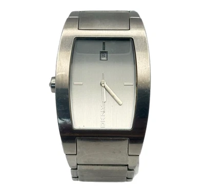 Reloj DKNY Hombre Acero Inoxidable NY1372 - Ventana Fecha - Funciona - Elegante Foto 1 de 4
