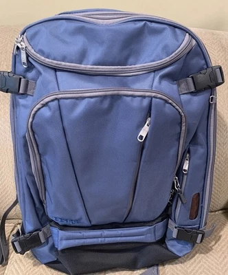 eBags Mother Lode Convertible Backpack Blue/Orange Travel Luggage Excellent READ - Image 1 of 4