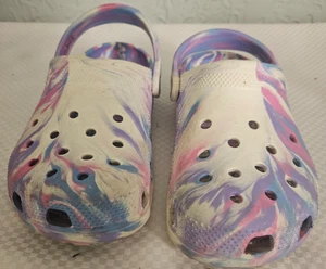 Classic Marbled Tie Dye Clog Crocs US Size 6 Unisex CROCS/ Kids/Adult Crocs - Picture 1 of 14