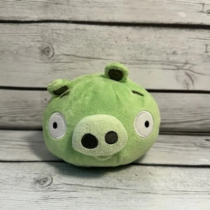 Angry Birds Green Pig Plush 4” No Sound 2010 Commonwealth Rovio Toy - Picture 1 of 8