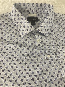 Jos. A. Bank Dress Shirt Men’s Size 4XLT 100% Cotton Colorful Tailored Fit NWOT - Picture 1 of 13