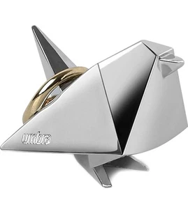 Umbra Oragami Bird Ring Holder Decor Figurine SOLD OUT Chrome Silver Tone Metal - Picture 1 of 7