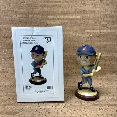 NIB Cleveland Indians Action Bobblehead 2002 Memory Company 1/3000 Second Series - Image 1 of 3
