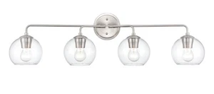 Millennium Lighting 9754 4 Light 35"W Bathroom Vanity Light - Nickel - Picture 1 of 4